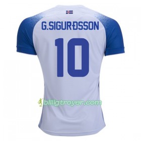 Billige Fotballdrakter Island G.Sigurdsson 10 VM 2018 Bortedraktsett